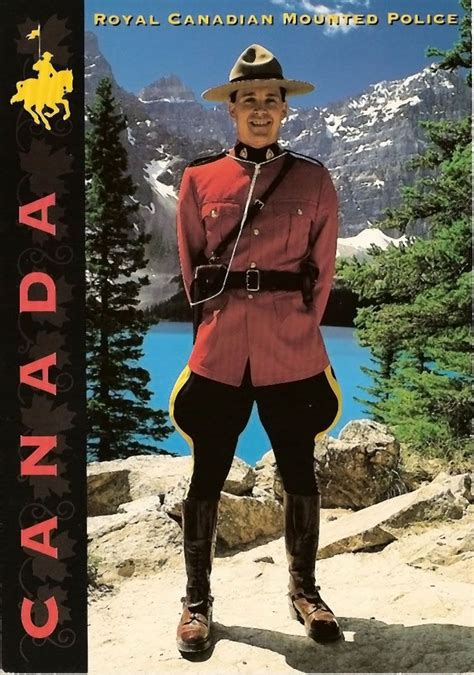 The Royal Canadian Mounted Police Mounties Cop Uniform Men In