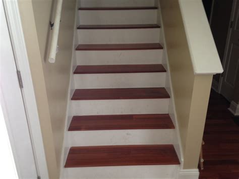 Typically, installing engineered wood on a staircase is one of the most expensive types of installations that you can do. New Engineered Wood Flooring project & Stairs - Jax Beach