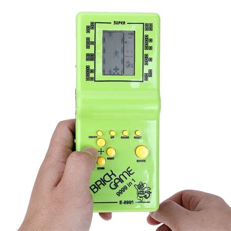 Classic Tetris Hand Held Lcd Electronic Game Toys Fun Brick Game Riddle