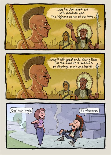 At coolpun.com find thousands of puns categorized into thousands of categories. Mohawk hair / toonhole :: haircut :: mohawk :: comics ...