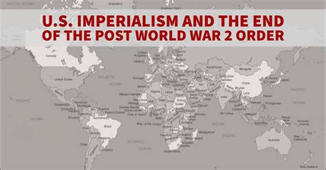Chicago Marxism Class Us Imperialism And The End Of Post Ww2 Order Psl