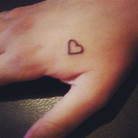 Heart Simple Tattoo Designs For Girls On Hand Best Tattoo Ideas