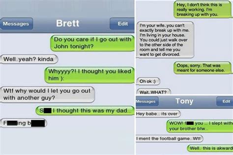 Caught Red Handed Awkward Text Messages Show The Moment Cheaters Get