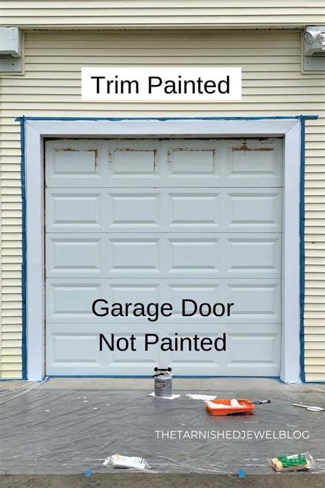 Painting Garage Doors Tutorial Thetarnishedjewelblog