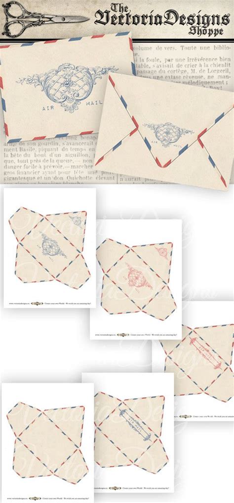 Iso envelopes are envelopes used all over the world. Air Mail Envelopes Printable Envelopes Digital Letters ...