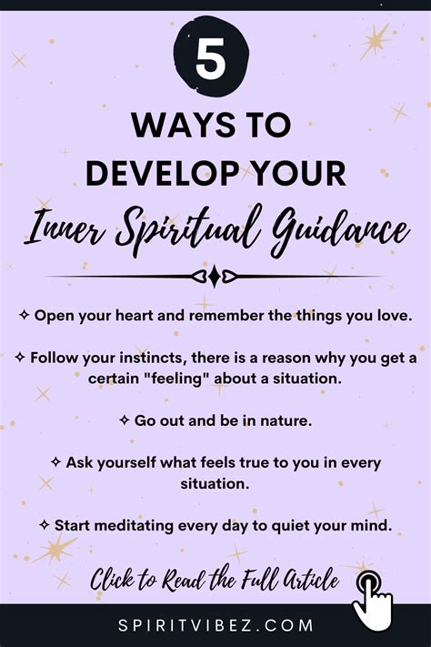 How To Develop Your Inner Spiritual Guidance Artofit