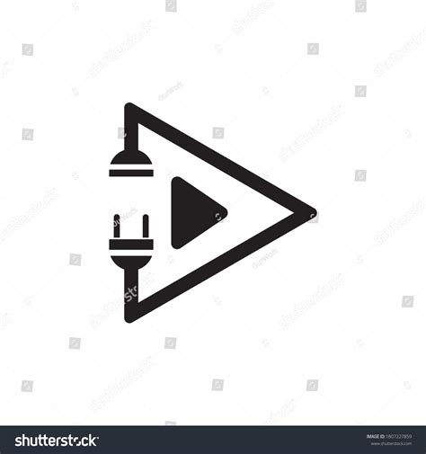 Plug Play Icon Technology Icon Vector Stock Vector Royalty Free