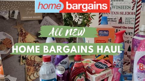 New October Home Bargains Haul Youtube