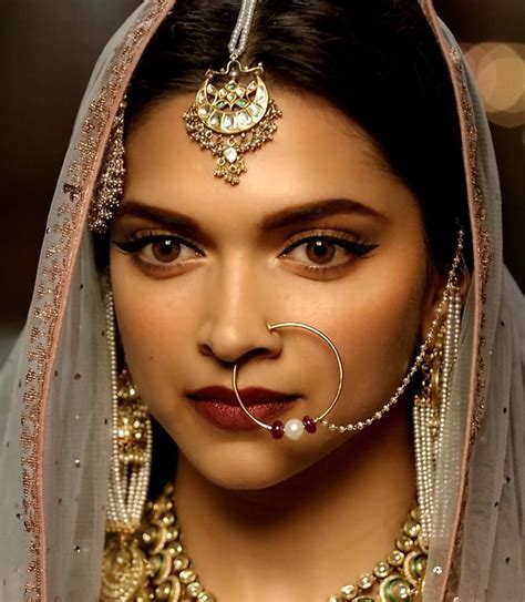Nose Ring Nath Indian Gold Plat Hoop Plain Chain For Pierced Etsy Nose Ring Nath Nose Ring