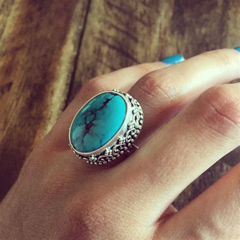 Turquoise 925 Sterling Silver Ring Finalsilver