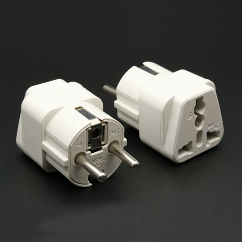 xintylink 2pcs two round pin plug power socket 10A 16A Power outlet converters adapter plugs use ...