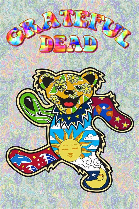 Grateful Dead Digital Art By Troy Arthur Graphics
