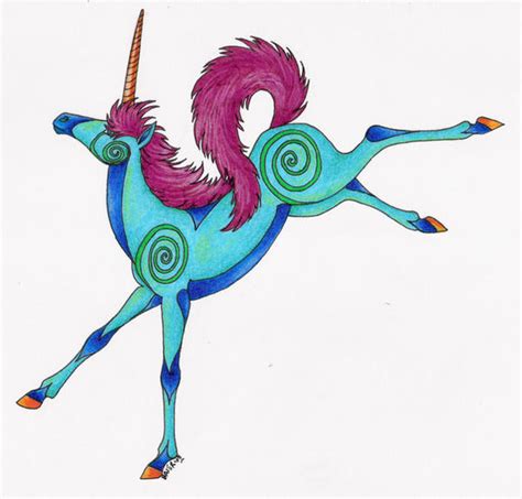 Funky Unicorn By Shara Moonglow On Deviantart