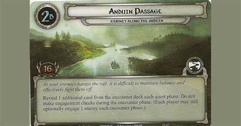Cotd 7 Anduin Passage 2b Lotr The Card Game Card Of The Day