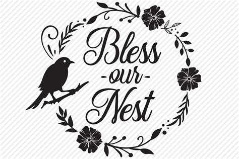 Bless Our Nest Svg Cut File Country Shirt Design 424197 Svgs