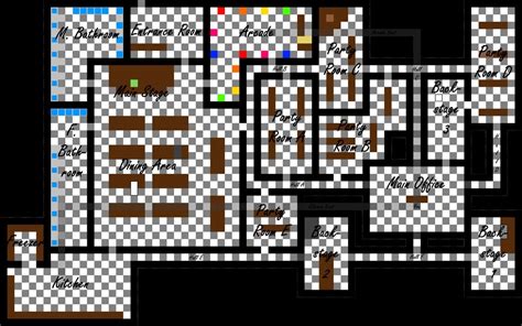 Map Layout Huh Fnaf Minecraft Quick