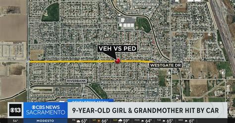 Girl And Her Grandmother Hospitalized After They Were Hit By A Vehicle In Stanislaus County