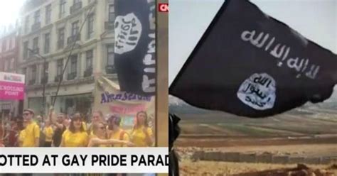 Is It A Flag Featuring Dildos Or The Islamic State Banner At The Gay