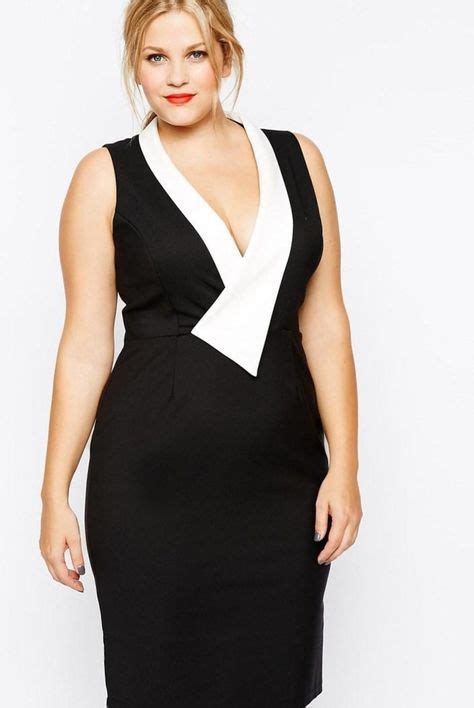 Black And White Midi Dress For Plus Size Midi Dresses Style