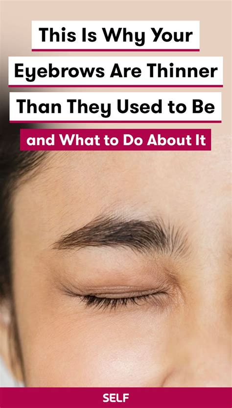 This Is Why Your Eyebrows Are Thinner Than They Used To Be—and What To