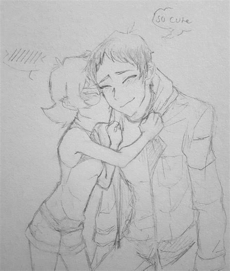 Pidge Gives Lance A Loving Kiss On His Cheek From Voltron Legendary