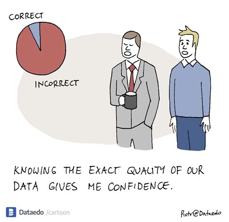 Confidence In Data Dataedo Data Cartoon