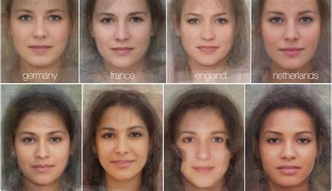 Average Faces Of Women From Around The World Impact Lab Average