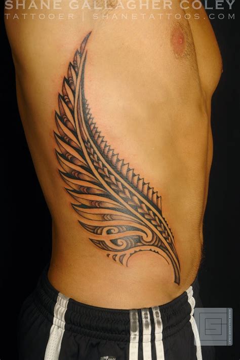 Maori Polynesian Tattoo Maori Fern Style