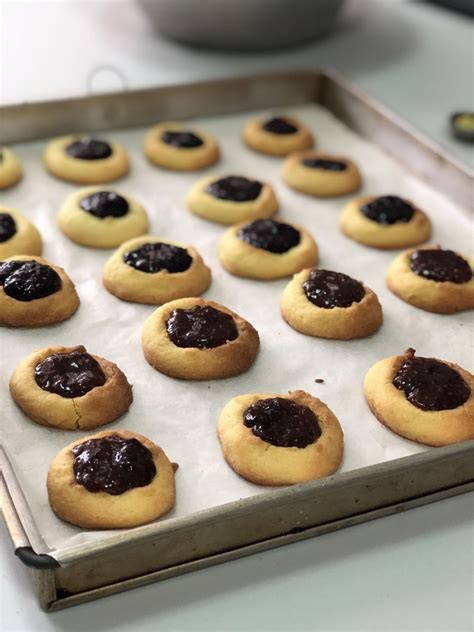 Easy Jam Thumbprint Cookies Buttery And Delicious Sherbakes