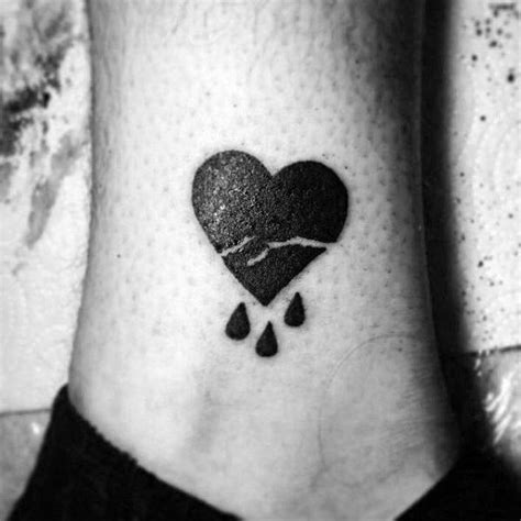 Top 41 Broken Heart Tattoo Designs For Men Split Ink Ideas
