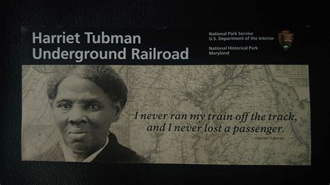 Harriet Tubman Underground Railroad Nhp Official Nps Map Brochure On