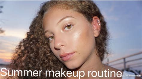 My Natural Summer Makeup Routine 2018 Youtube