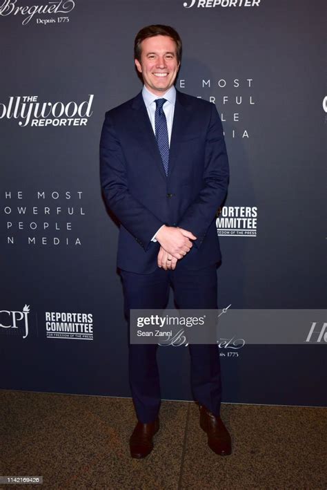 jeff glor attends the hollywood reporter celebrates the most powerful news photo getty images