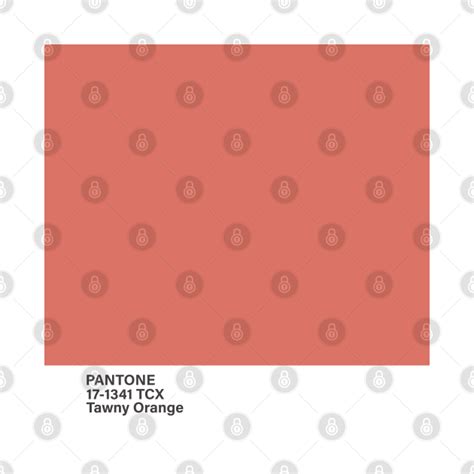Pantone 17 1341 Tcx Tawny Orange Pantone Color T Shirt Teepublic