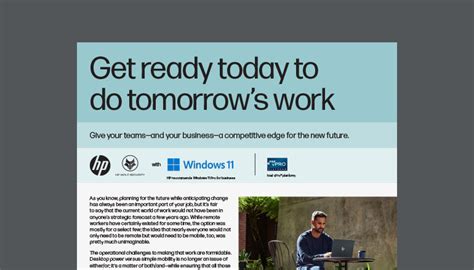 Get Ready Today To Do Tomorrows Work Insight Canada