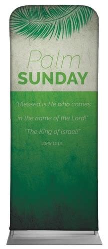 Color Block Palm Sunday Banner Church Banners Outreach Marketing