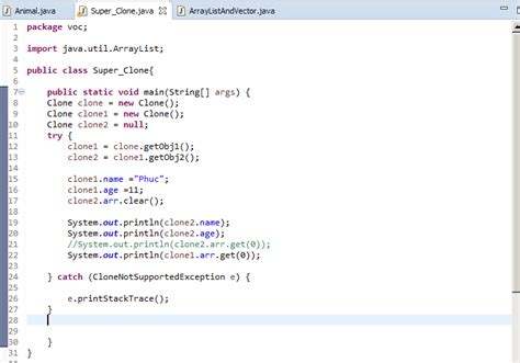 Cho Em Hỏi Về Hàm Clone Trong Java Với ạ Programming Dạy Nhau Học