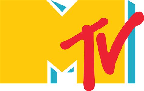 Download Mtv Logo Yellow Blue And Red Transparent Png Stickpng