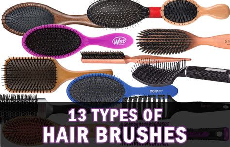 13 Different Types Of Hair Brushes And Their Uses No Crease Hair