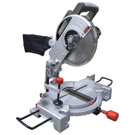 10 In Compound Miter Saw With Laser Guide System 32371 Hammer Drill At