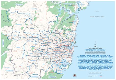 Detailed City Map Sydney •