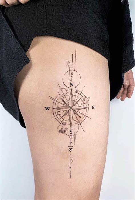 Top 151 Geometric Compass Tattoo Meaning