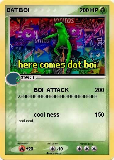 Pokémon Dat Boi 574 574 Boi Attack My Pokemon Card