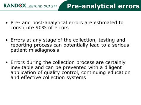 Ppt Preanalytical Errors In Medical Laboratories Powerpoint Presentation Id