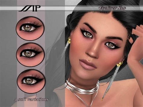 The Sims Resource Eyeliner N10 By Martyp Sims 4 Downloads Colored