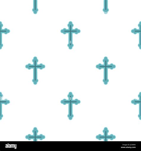 Christian Cross Pattern Flat Stock Vector Image And Art Alamy