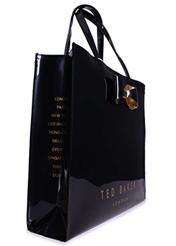 Buy Ted Baker Glicon Bow Large Icon Tote Bag Black One Size Online At