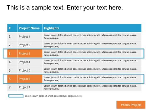 Project Overview Template Powerpoint