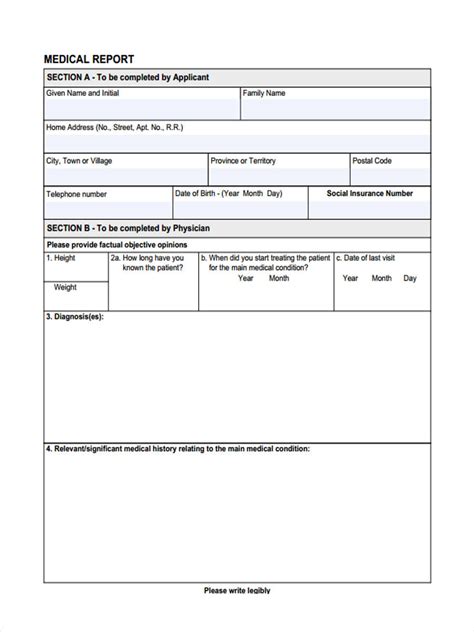 Free 20 Medical Report Templates In Pdf Ms Word