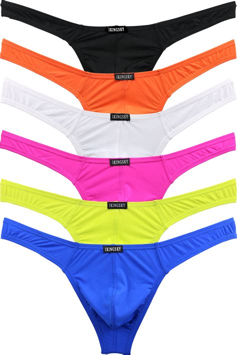 Buy Men S Low Rise Bulge Thong Sexy Mens Underwear Soft T Back Under Panties For Men Online At
